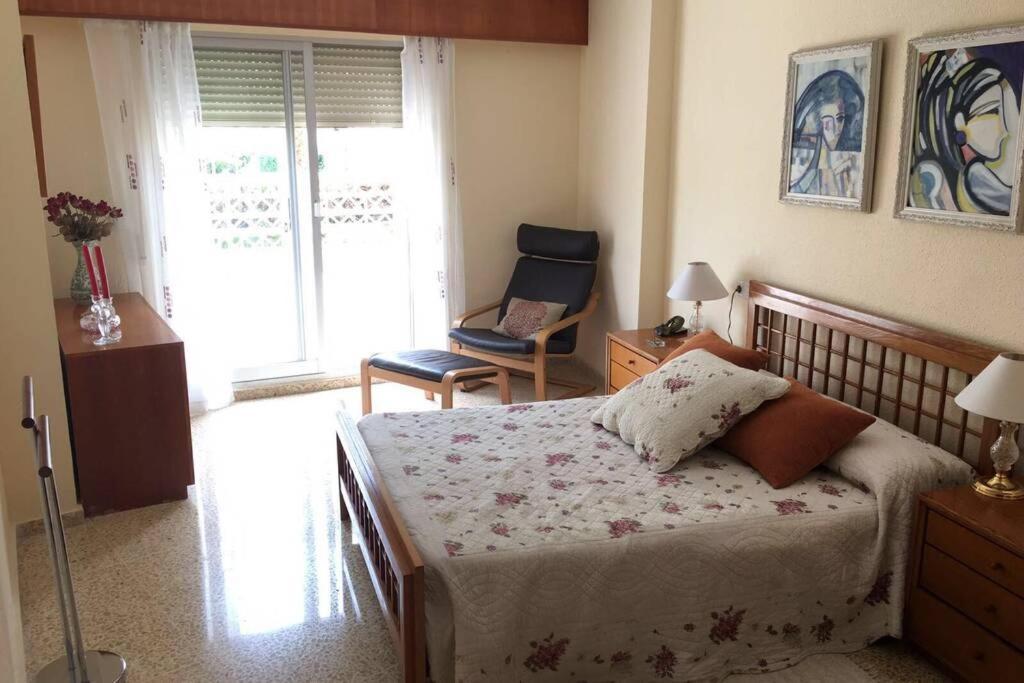 Playa Gandia, Gran Terraza, Wifi, Piscina, Parking Apartment Playa de Gandia Ngoại thất bức ảnh