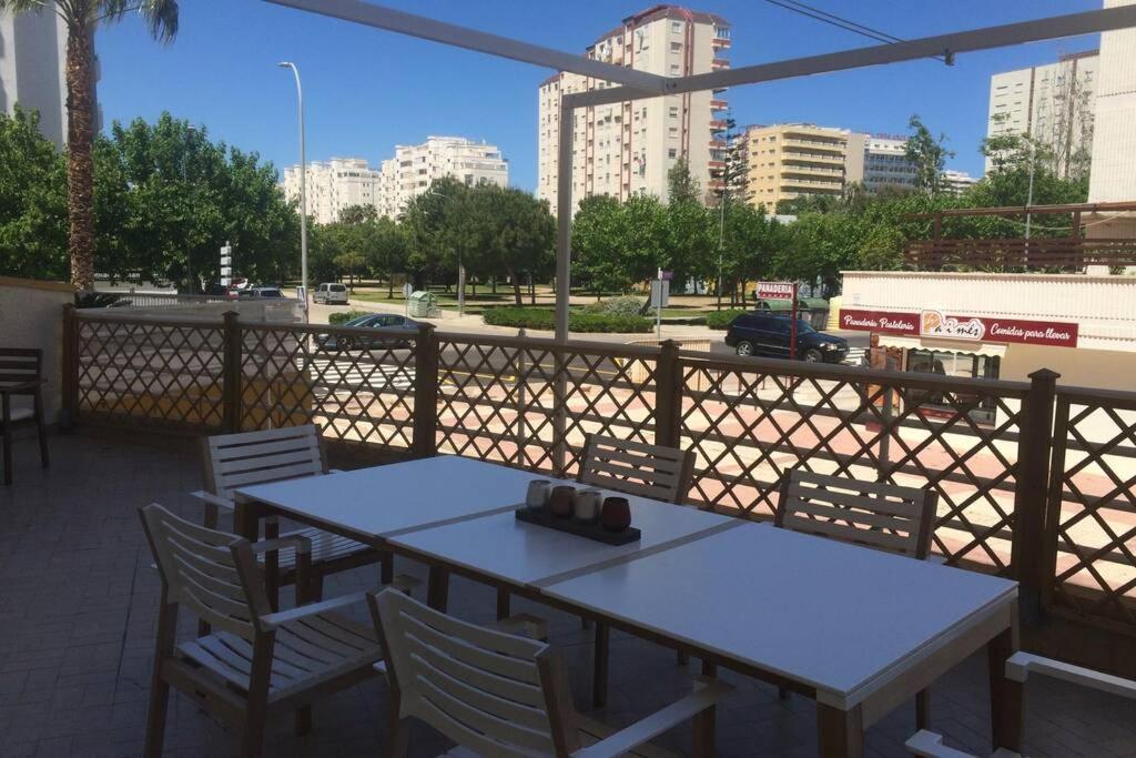 Playa Gandia, Gran Terraza, Wifi, Piscina, Parking Apartment Playa de Gandia Ngoại thất bức ảnh
