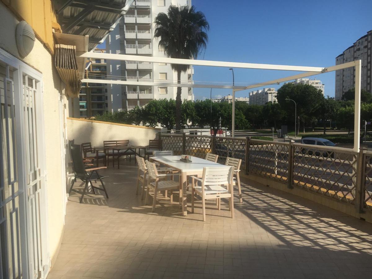 Playa Gandia, Gran Terraza, Wifi, Piscina, Parking Apartment Playa de Gandia Ngoại thất bức ảnh